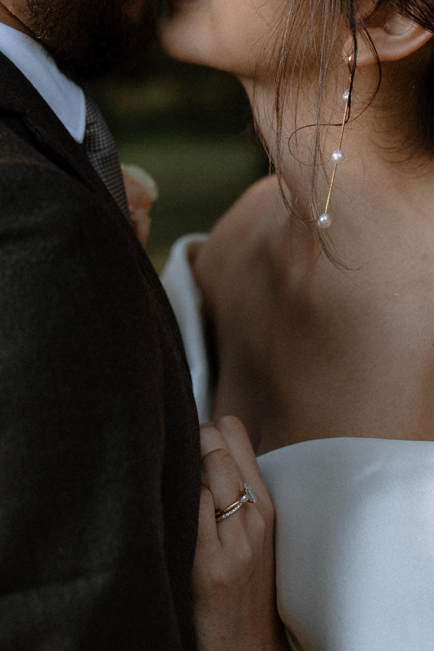 Bridal earrings detail inspo