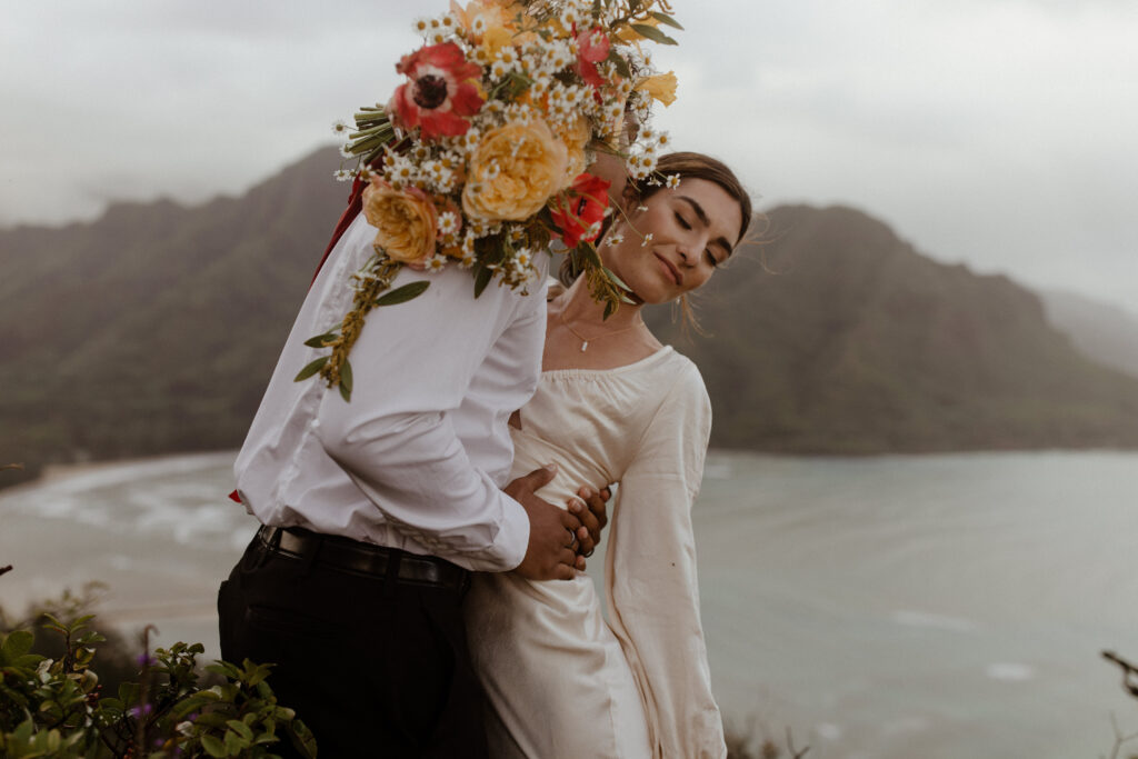 Oahu Elopement Bridal Bouquet by  Belle De Jour Floral